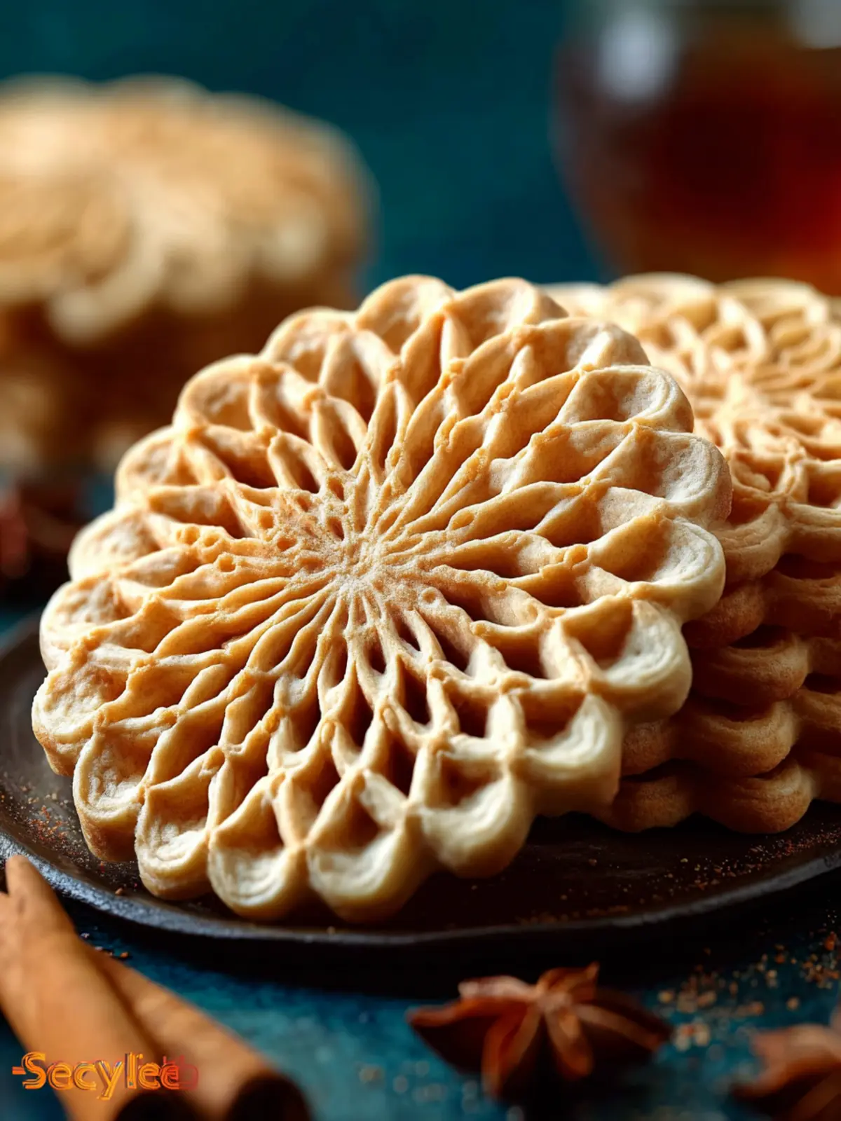 Anise Pizzelle Cookies First Image