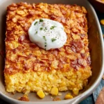 Cajun Corn Casserole with Cornflake Crust First Image