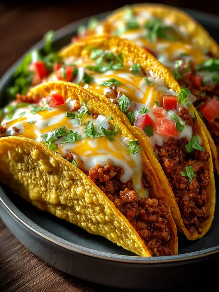 Irresistible Oven-Baked Cheesy Tacos Recipe to Savor First Image