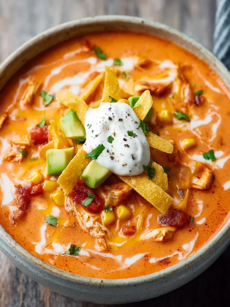 Creamy Chicken Tortilla Soup First Image