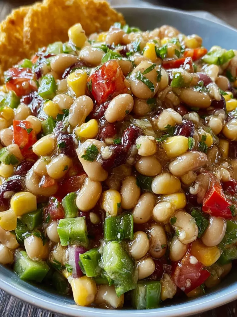 Super Easy Texas Caviar Recipe With Shoepeg Corn First Image