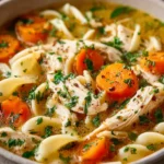 Crock Pot Chicken Noodle Soup That Tastes Like Pure Comfort First Image
