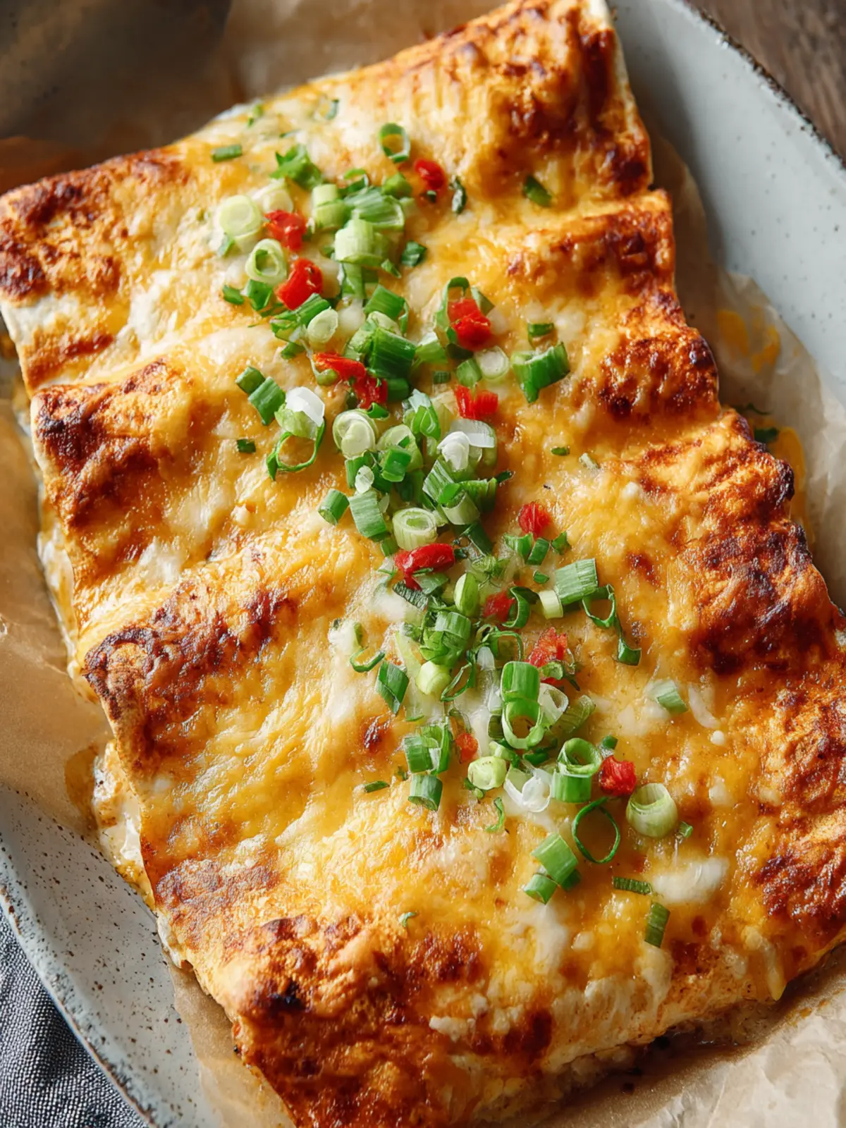 No-Roll Sheet Pan Chicken Enchiladas First Image