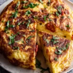 Spanish Omelette with Chorizo (Spanish Tortilla) First Image