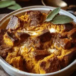 Irresistible Pumpkin Sage Bread Pudding Recipe Delight First Image