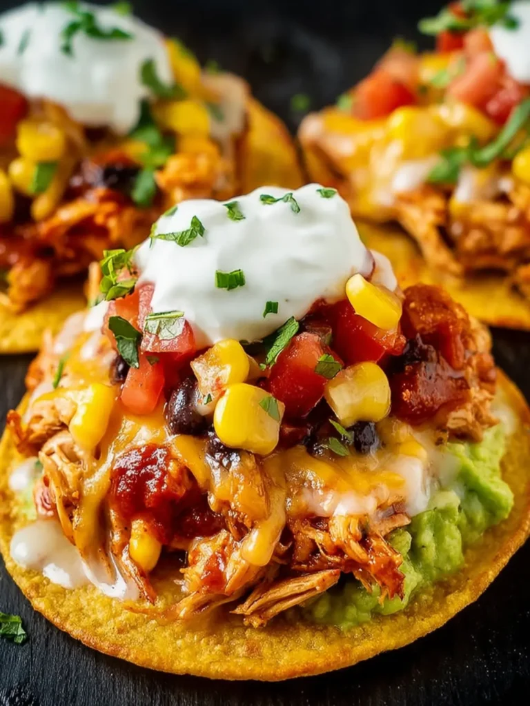 Easy Rotisserie Chicken Tostadas (25 Mins) First Image