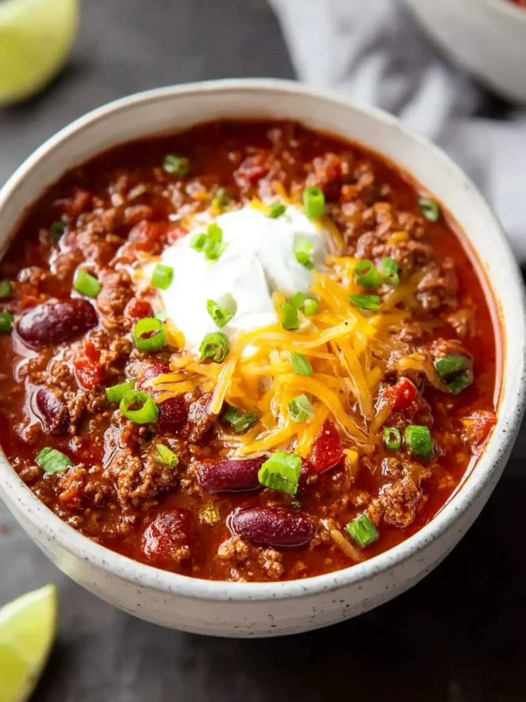 Ground Beef Chili Recipe First Image