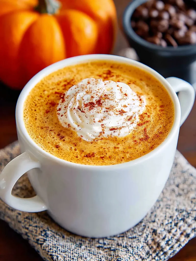 Cozy Pumpkin Coconut Milk Latte Recipe for Fall Bliss First Image