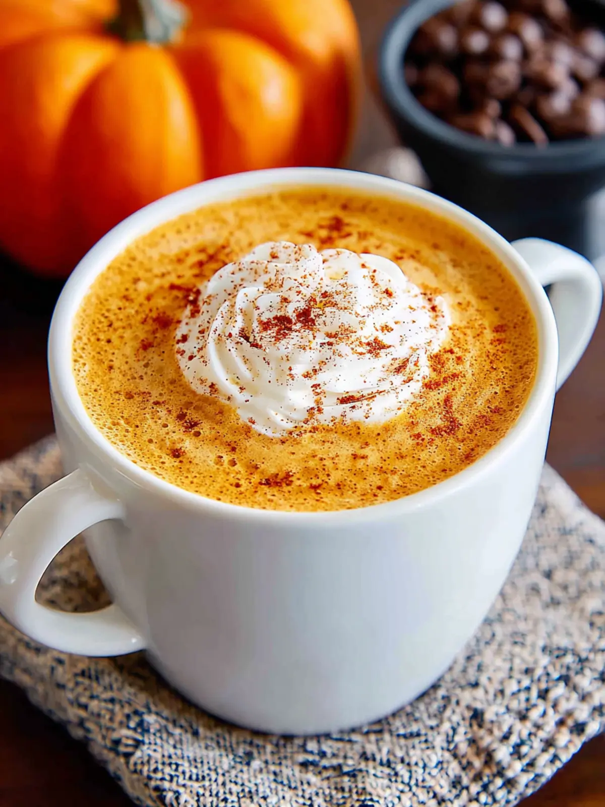 Cozy Pumpkin Coconut Milk Latte Recipe for Fall Bliss First Image