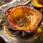 Maple Butter Roasted Acorn Squash First Image