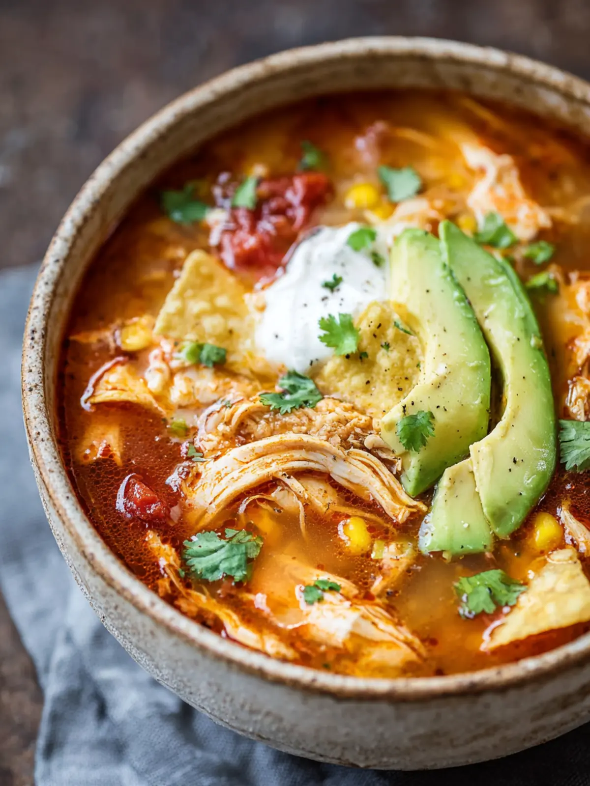 Instant Pot Chicken Tortilla Soup Recipe First Image