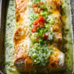 Smothered Burrito Recipe with Green Chile Sauce First Image