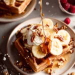 Banana Pecan Waffles First Image