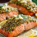 Irresistible Pistachio-Herb Crusted Salmon Recipe First Image