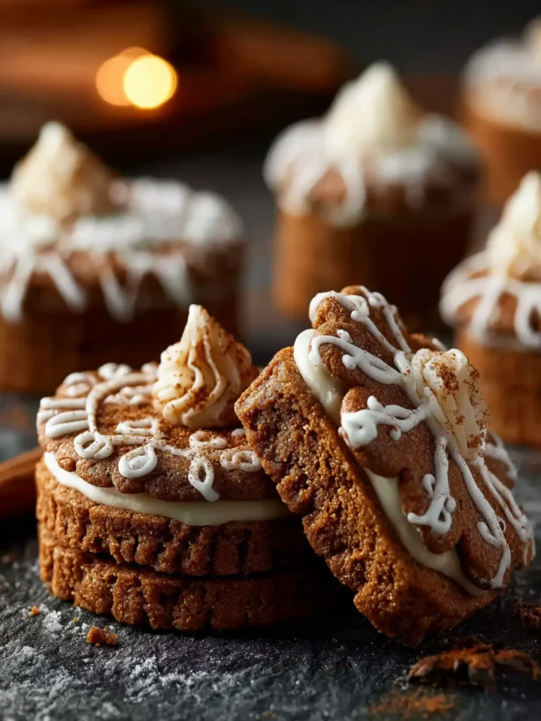 Gingerbread Cheesecake Cookies First Image