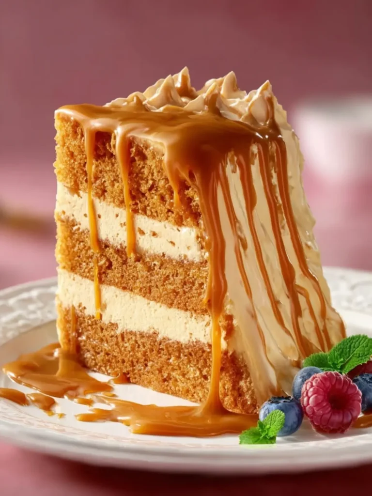 Creamy Caramel Cake First Image