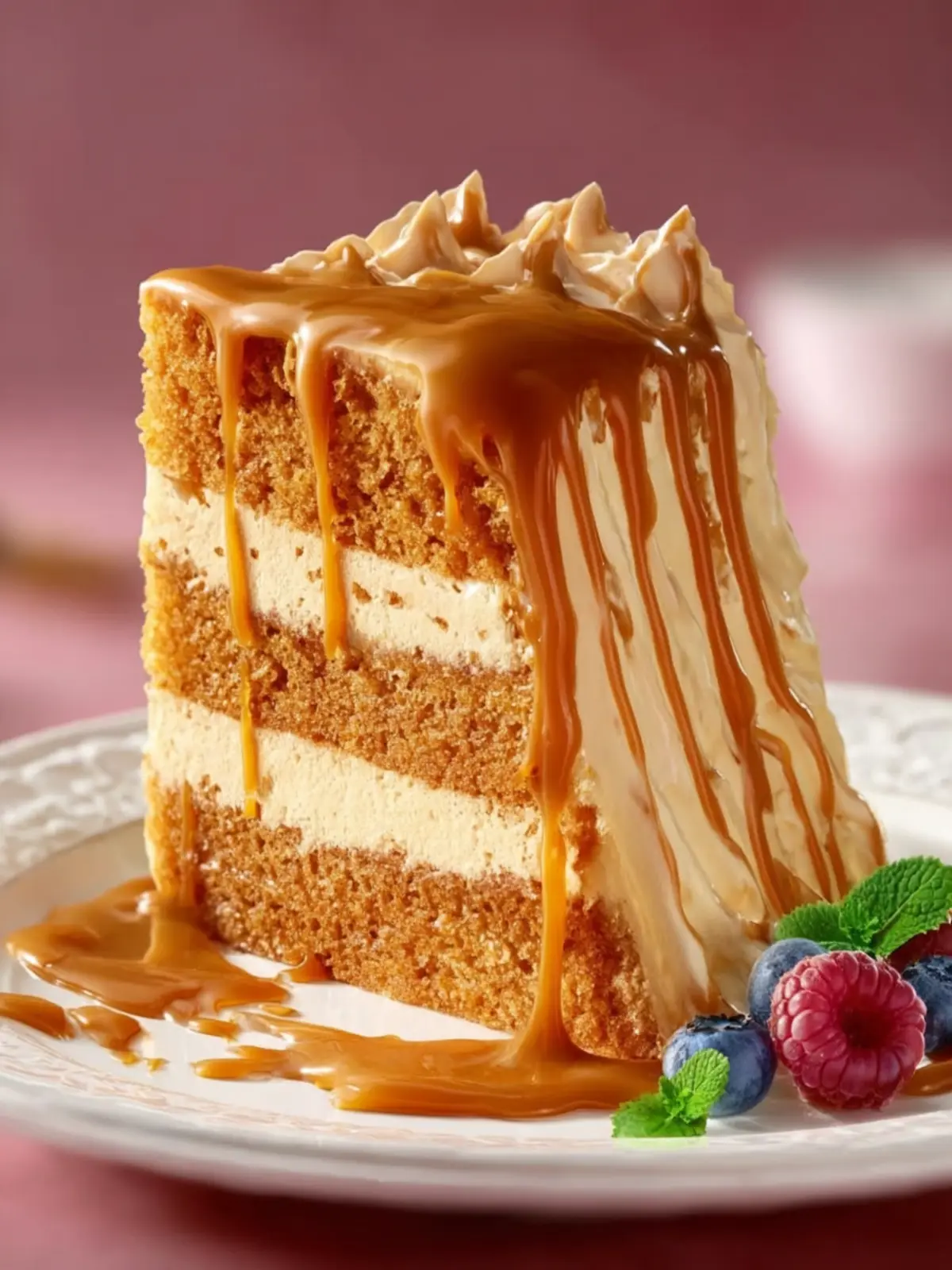 Creamy Caramel Cake First Image