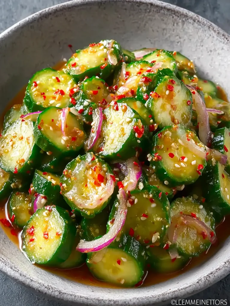 Easy Asian Cucumber Salad First Image