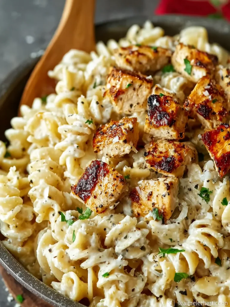 Garlic Parmesan Pasta with Chicken First Image