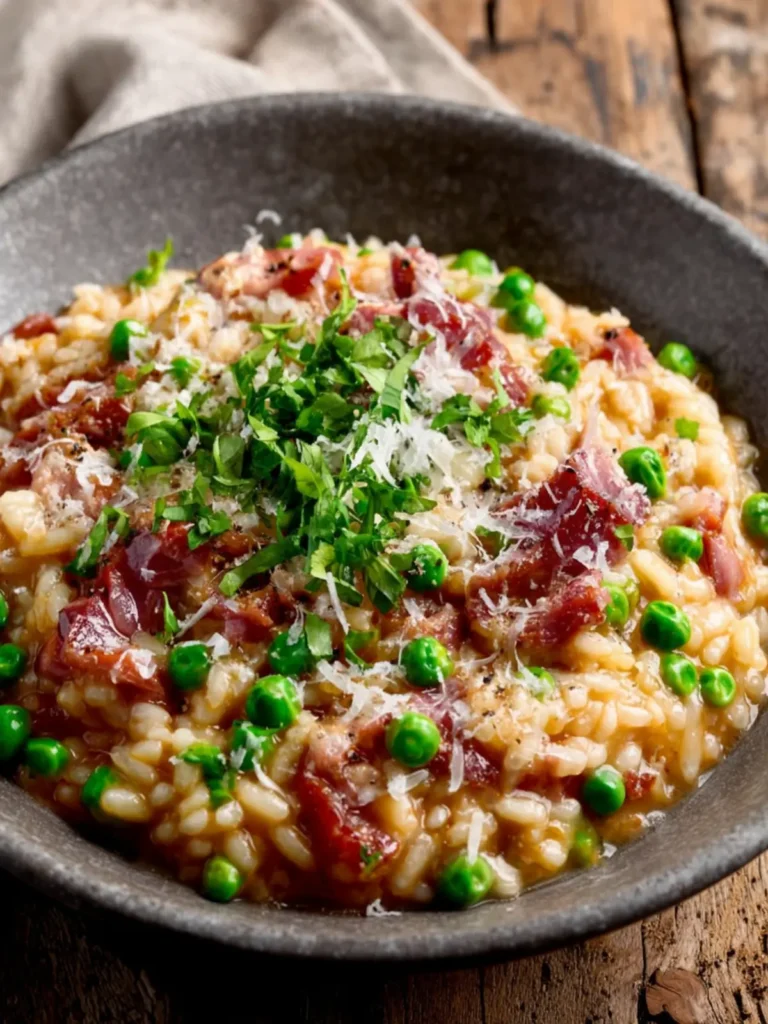 Ham and Pea Risotto First Image
