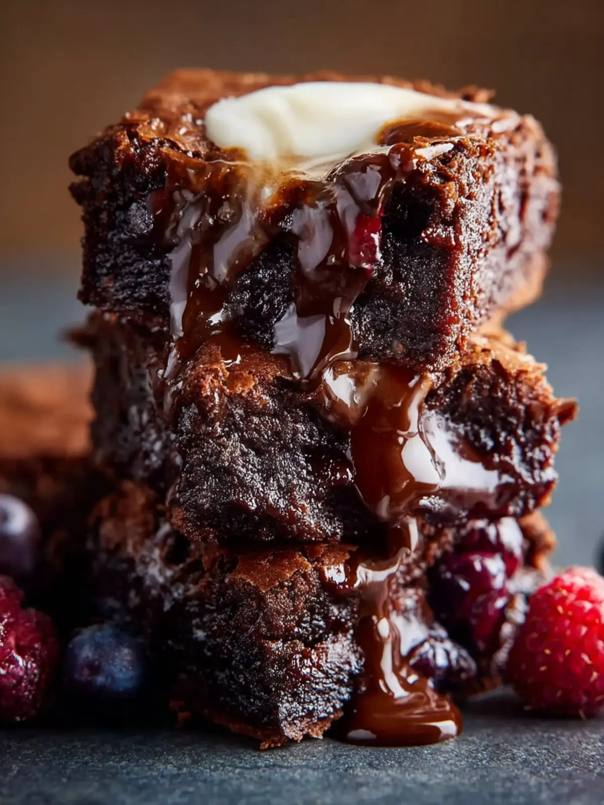 Flourless Greek Yogurt Brownies First Image