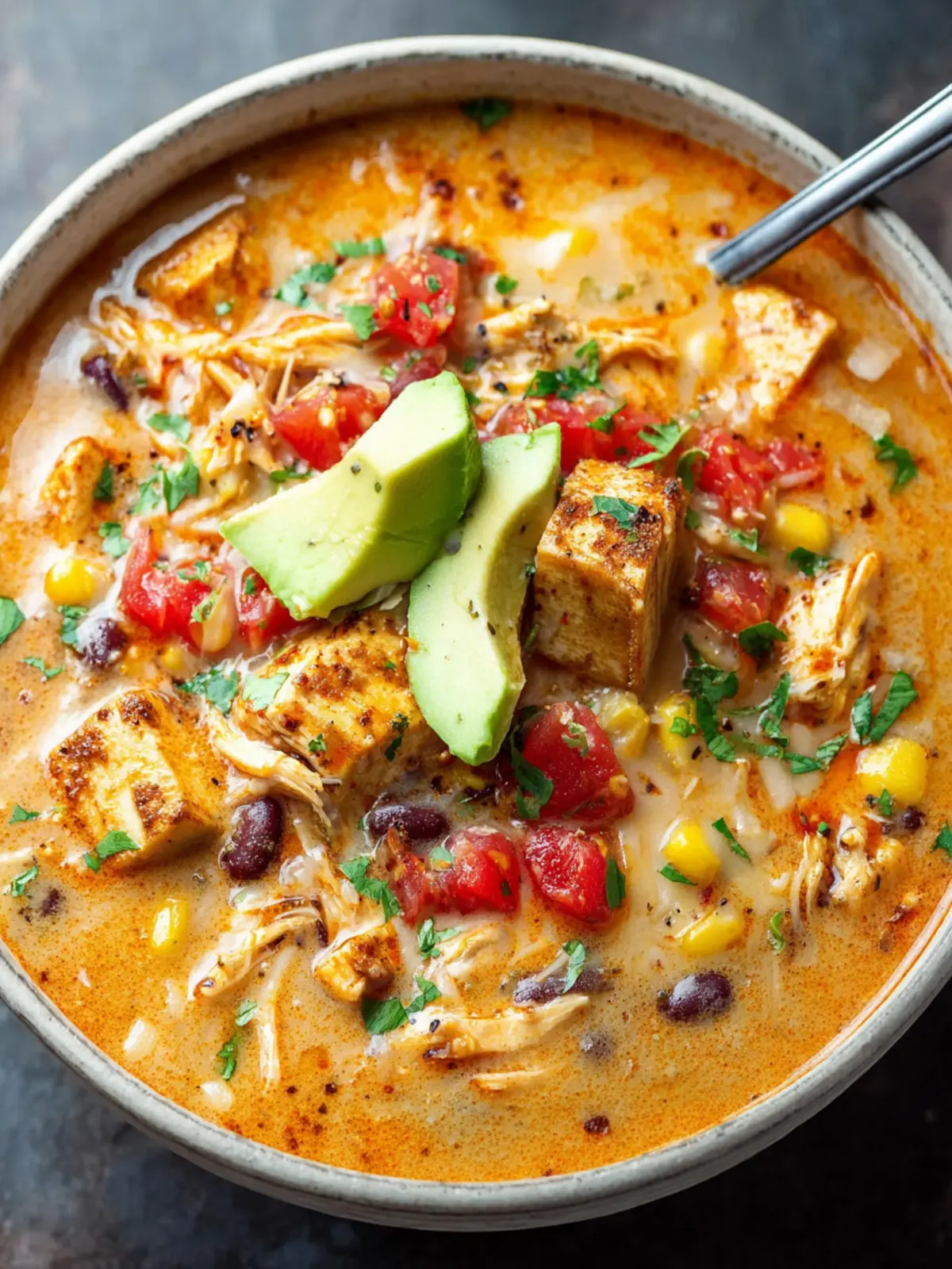 Chicken Enchilada Soup First Image