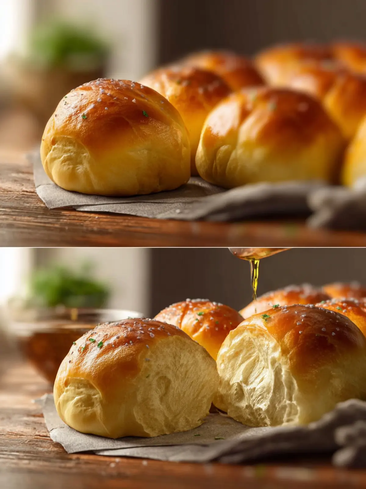 Fluffy Easy Dinner Rolls First Image