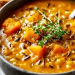 Vegan Pumpkin Wild Rice Soup: Hearty & Flavorful! First Image