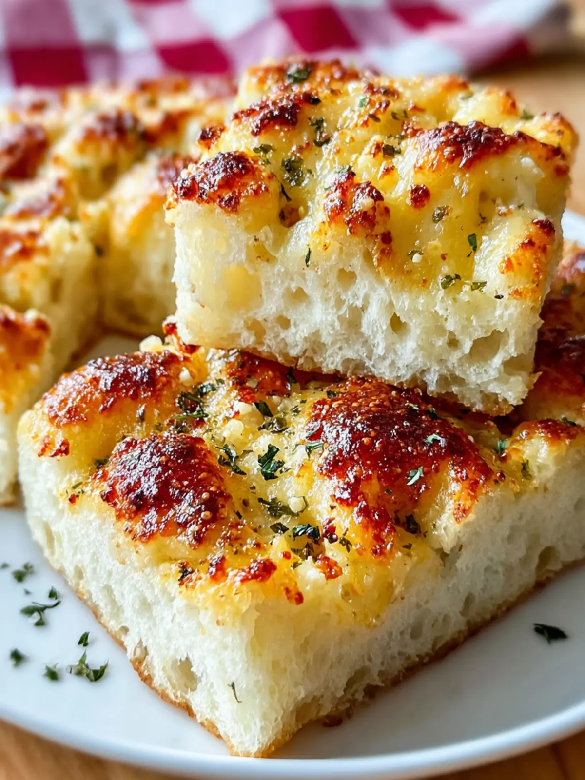 Crispy, Cheesy Garlic Parmesan Focaccia Bread You’ll Love First Image