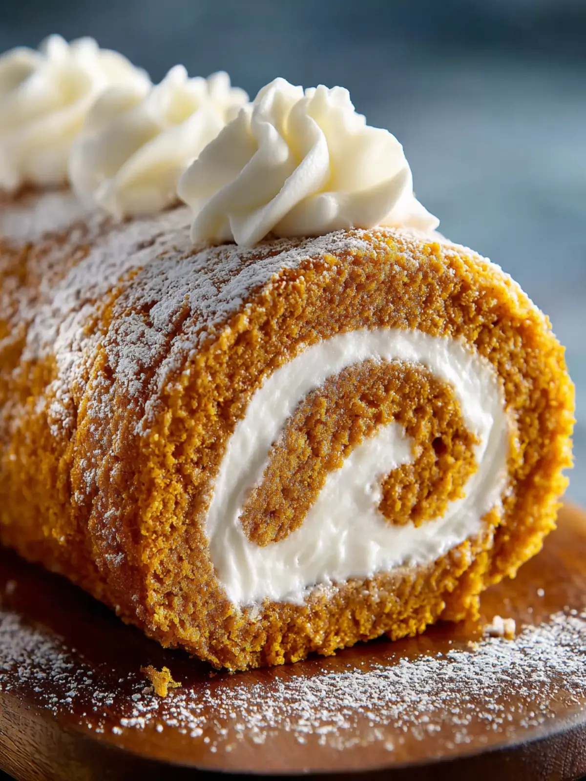 Pumpkin Roll Recipe First Image