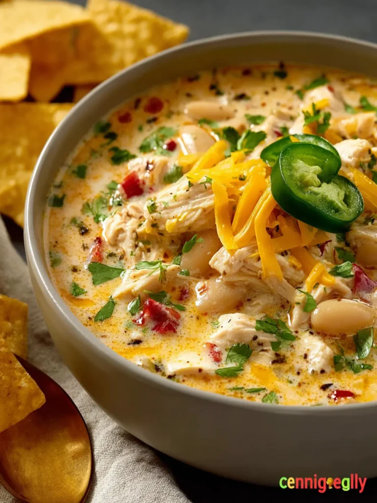Chunky Cream Cheese White Chicken Chili First Image