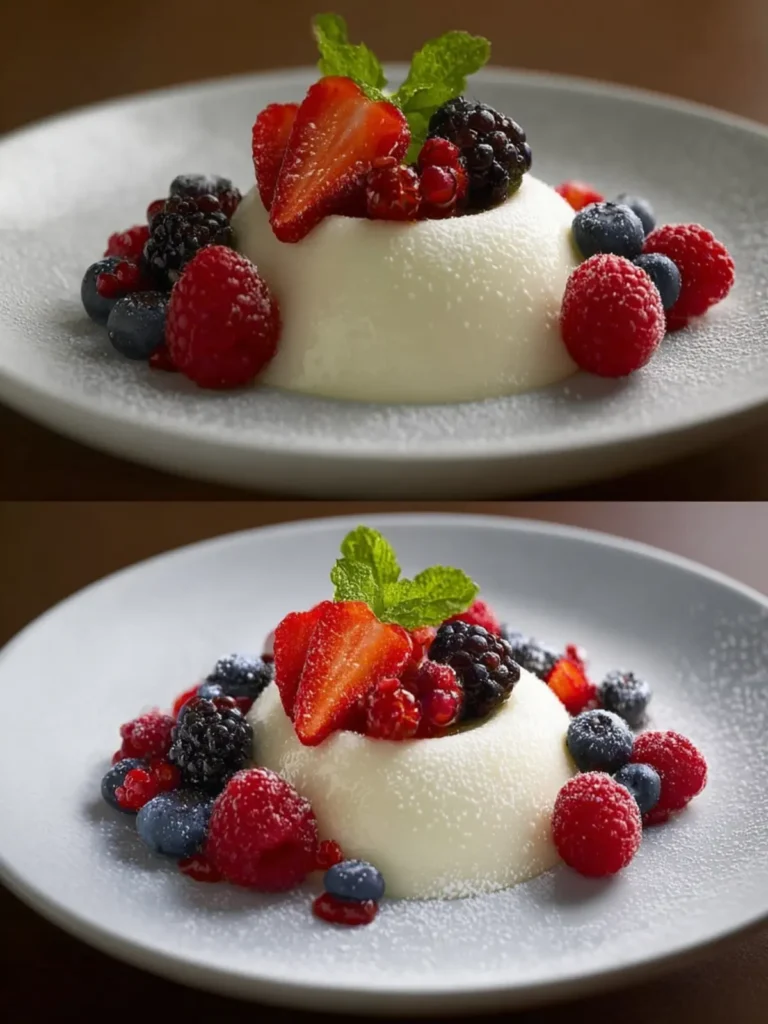 Creamy Vanilla Panna Cotta First Image
