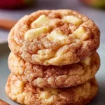 Fall Spiced Apple Cinnamon Snickerdoodle Cookies Recipe First Image