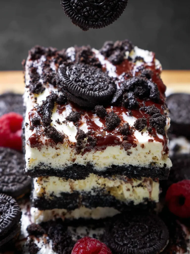4 Ingredient Oreo Lasagna Dessert First Image