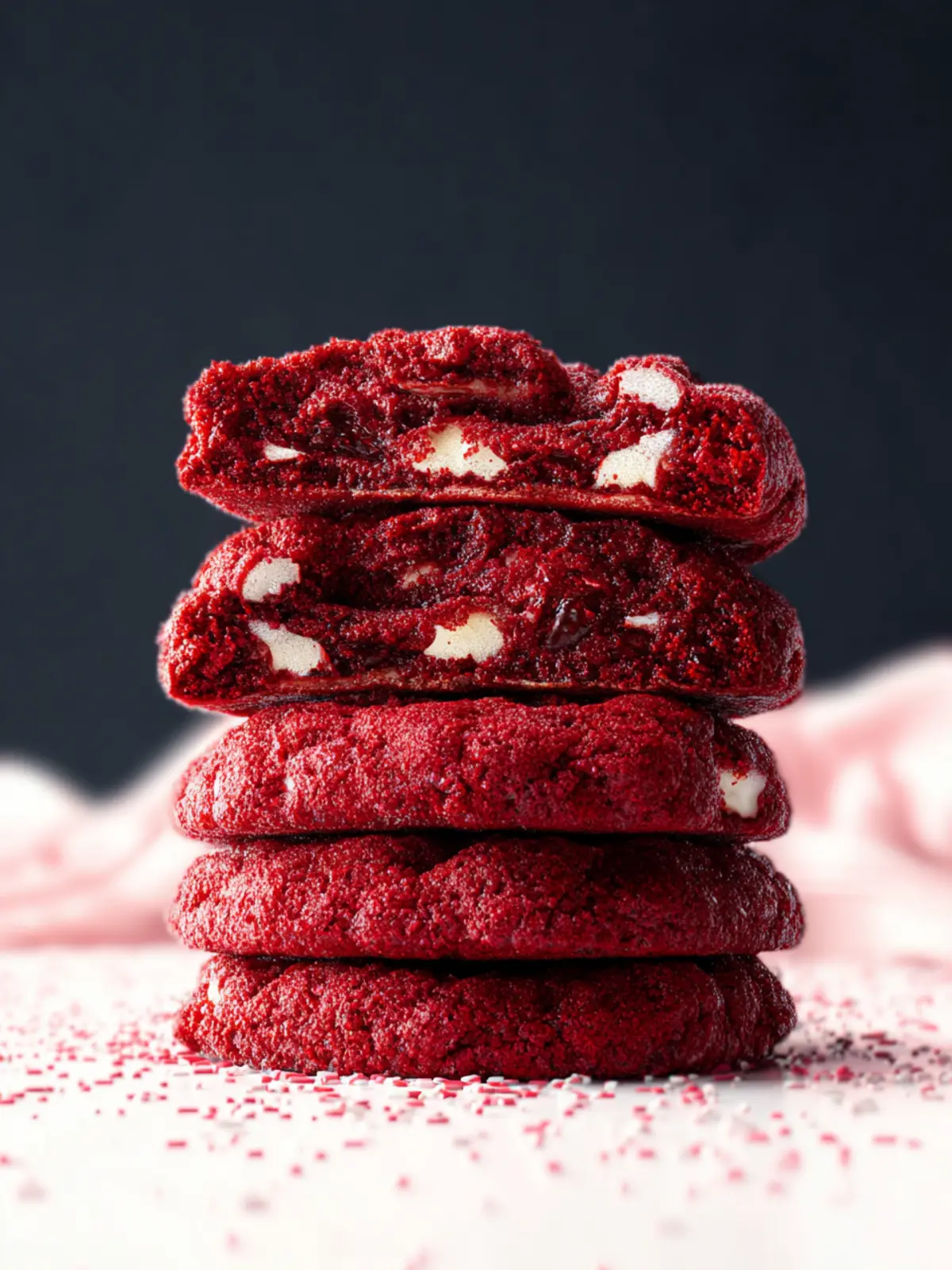 Bakery Style Red Velvet Cookies – Extra Thick First Image