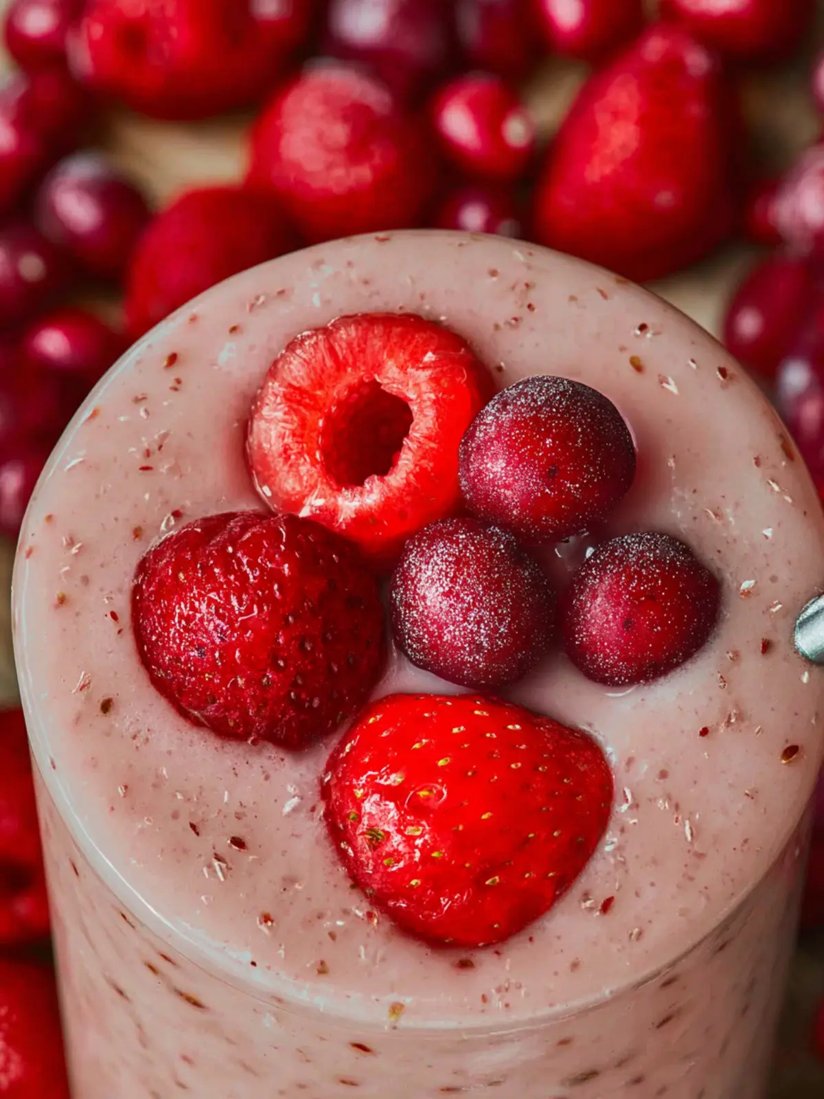 Bright + Anti‑Inflammatory Cranberry Strawberry Smoothie Boost First Image