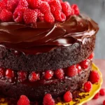 Chocolate Raspberry Cake {With Cake Mix} First Image