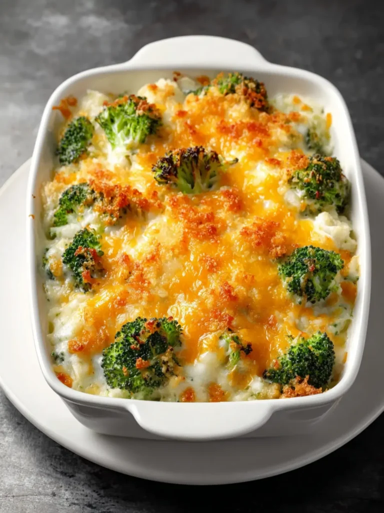 Classic Cheesy Broccoli Casserole First Image