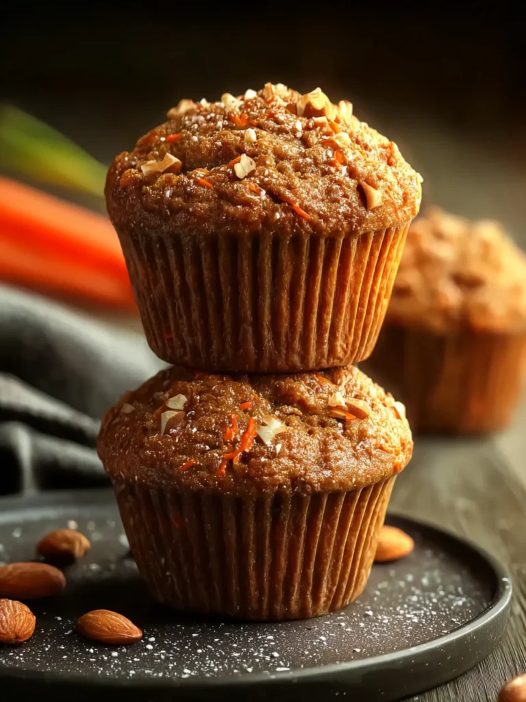 Heavenly Nutty Carrot Muffins for Cozy Mornings First Image