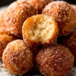 Homemade Cinnamon Sugar Donut Holes First Image