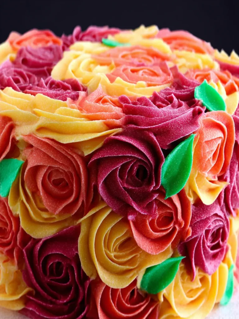 How to Make Rosette Cake {Buttercream} First Image