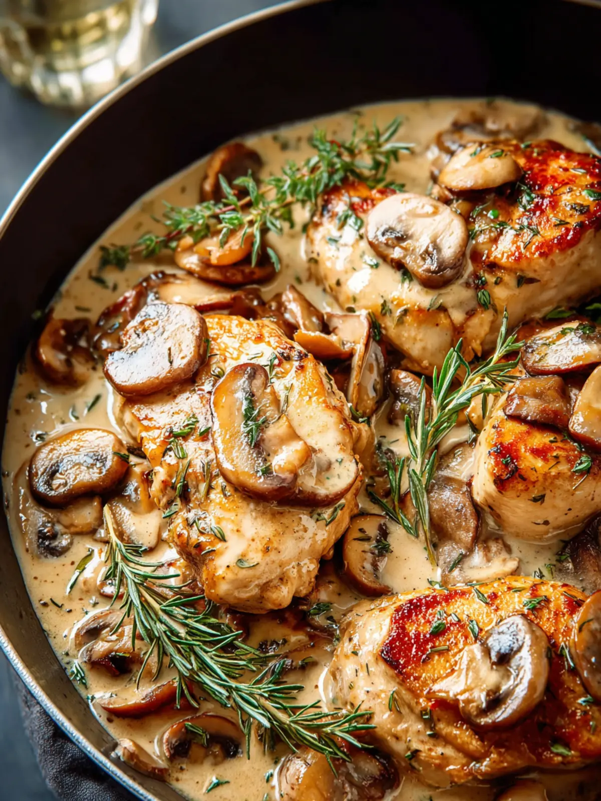 Indulge in Creamy Mushroom Chicken: Easy Recipe Bliss First Image