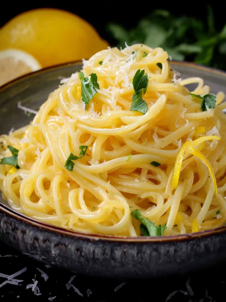 Pasta al Limone For One First Image