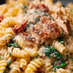 Tuscan Chicken Pasta Recipe (ONE PAN!) First Image
