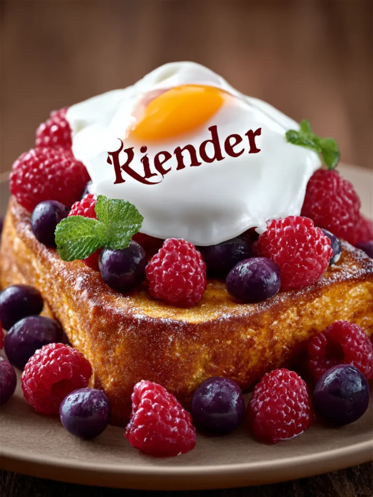 Irresistible Eggy French Toast With Berries for Perfect Mornings First Image