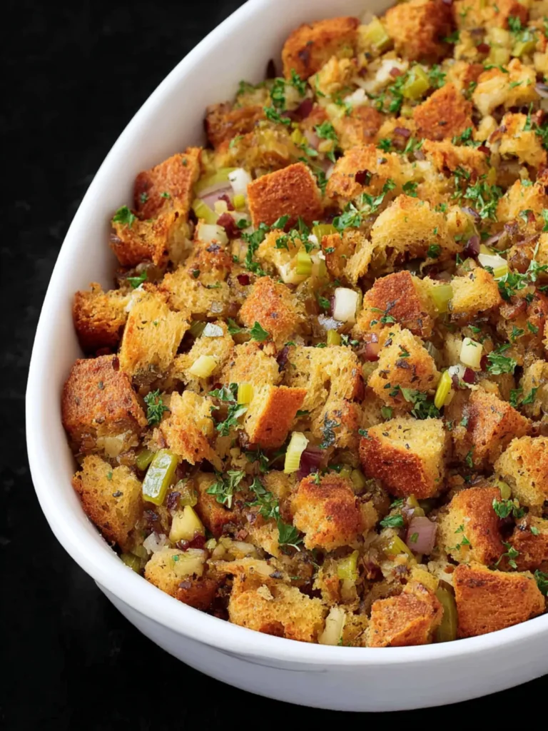 Apple, Onion, and Celery Stuffing First Image
