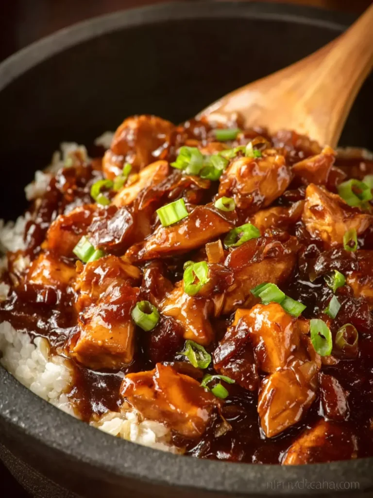 Crock Pot Bourbon Chicken First Image