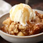 Slow Cooker Cake Mix Apple Cobbler First Image