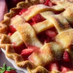 Strawberry Rhubarb Pie First Image