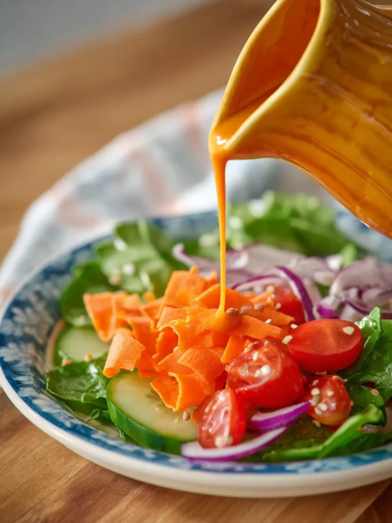 Japanese carrot ginger salad dressing First Image